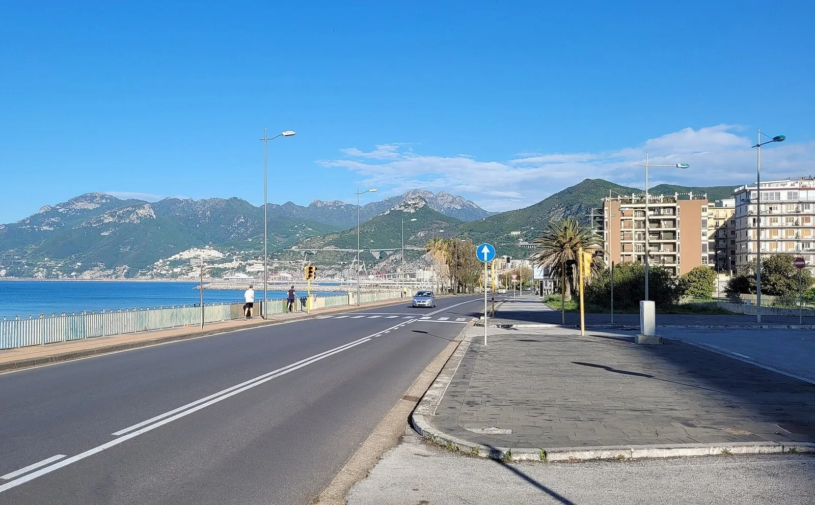 Il lungomare di Salerno