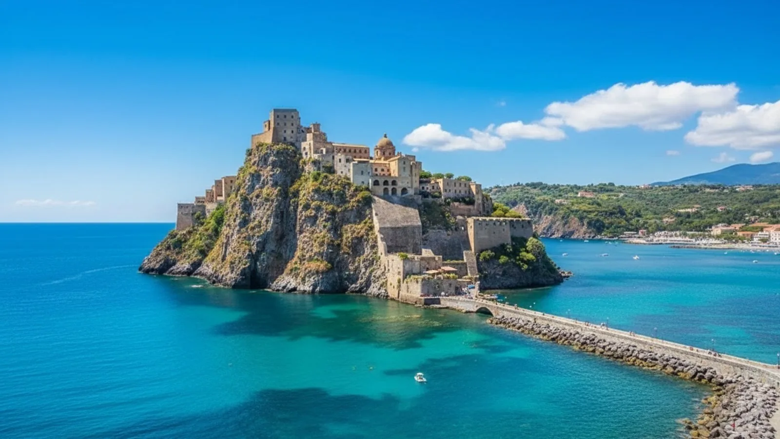 Il Castello Aragonese di Ischia sul mare